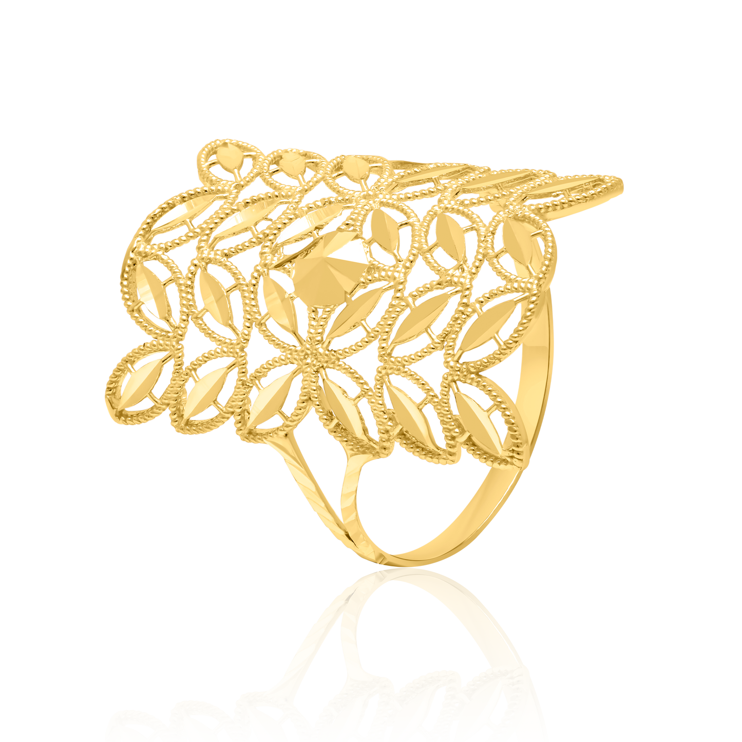 21K Pure Gold Ring