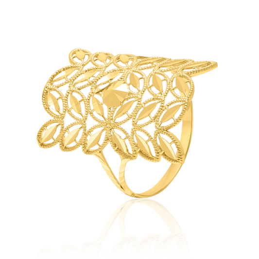 21K Pure Gold Ring