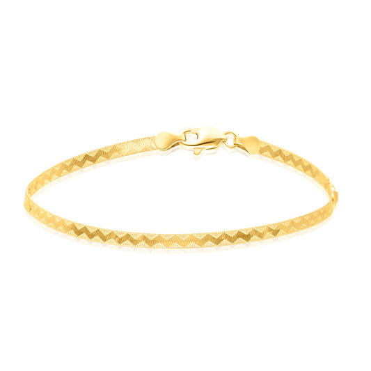 18K Pure Gold Elastic Bracelet