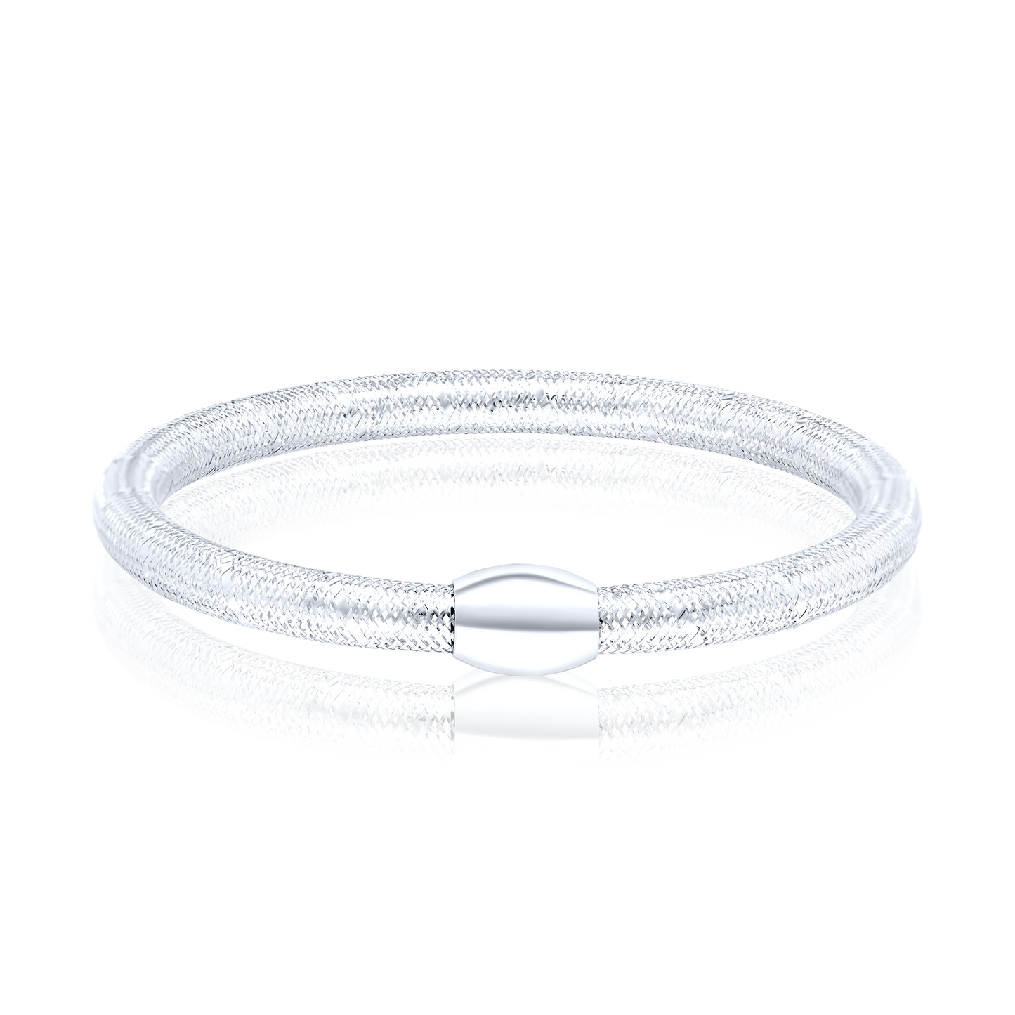 18K Pure Gold 3 Color Bangles Set