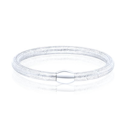 18K Pure Gold 3 Color Bangles Set