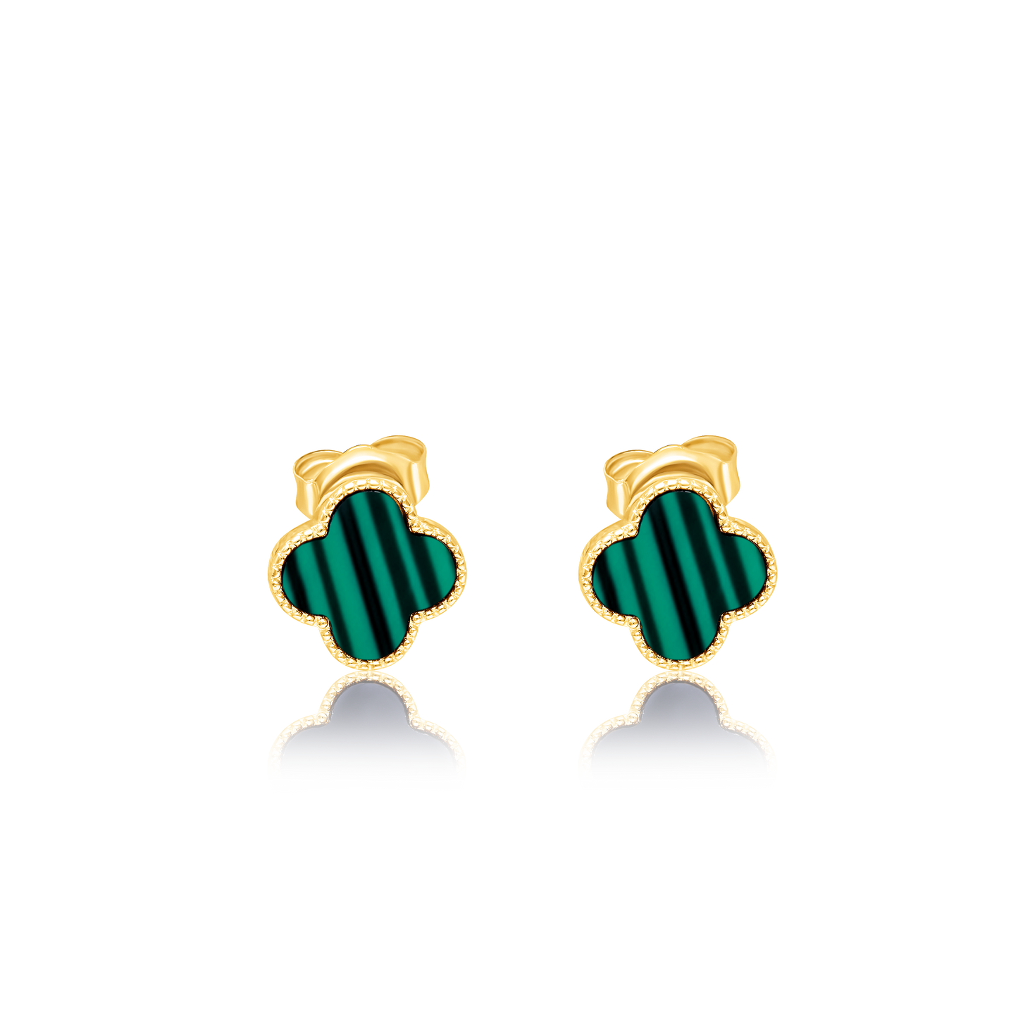 18K Pure Gold V.C Green Jewelry Set