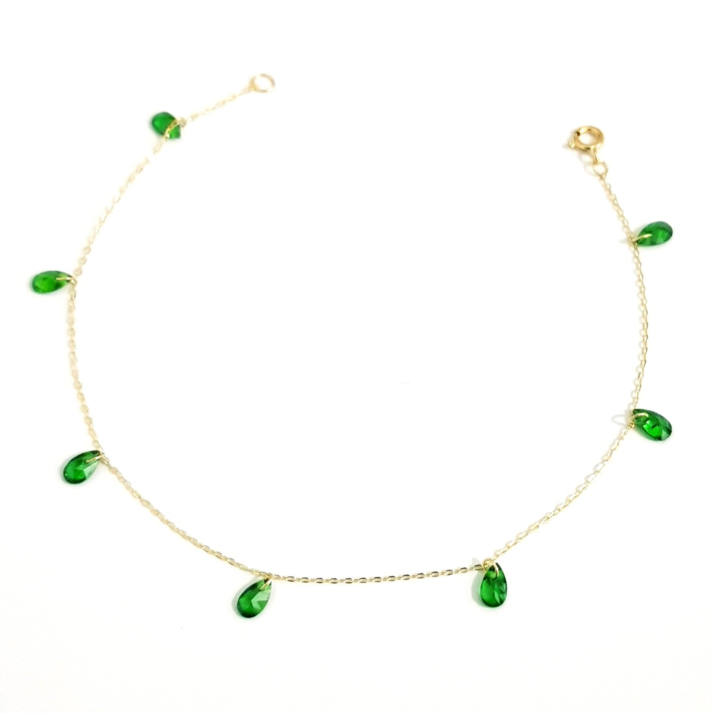 18K Pure Gold Swarovski Bracelet | Bracelet | 18K Gold Jewelry