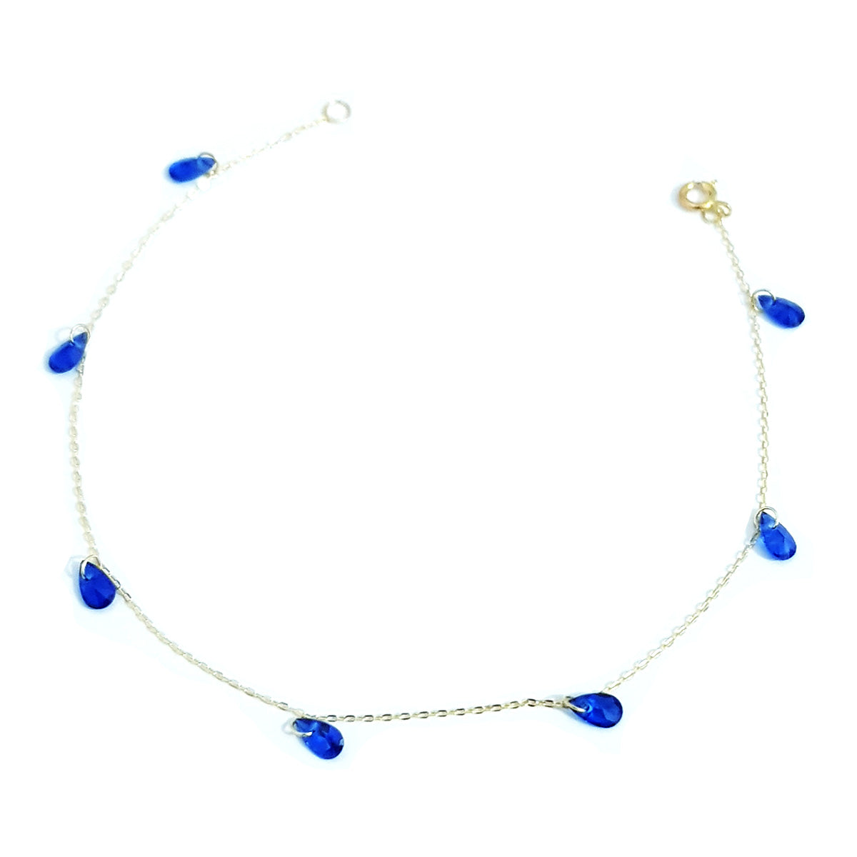 18K Pure Gold Swarovski Bracelet | Bracelet | 18K Gold Jewelry