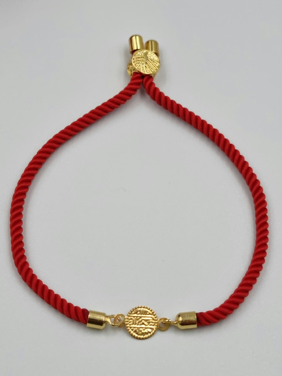 21K Pure Gold Adjustable Coin Bracelet | Bracelet | 18K Gold Jewelry