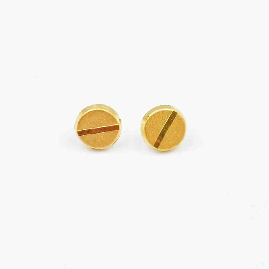 18K Pure Gold Elegant Earrings | Earring | 18K Gold Jewelry