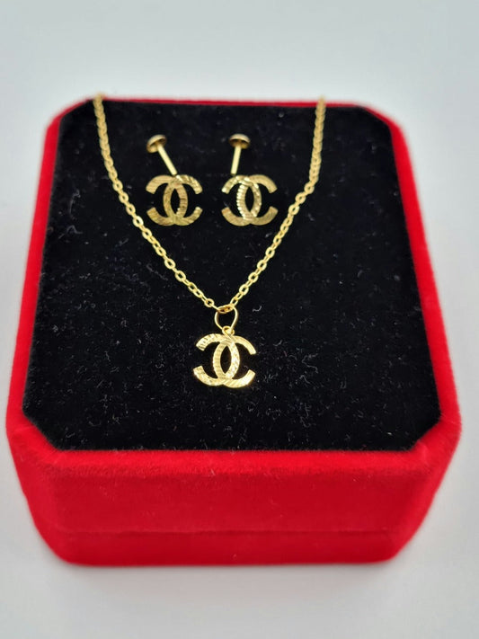 18K Pure Gold Jewelry Set | Jewelry Set | 18K Gold Jewelry