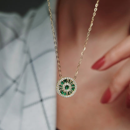 18K Pure Gold Love Necklace