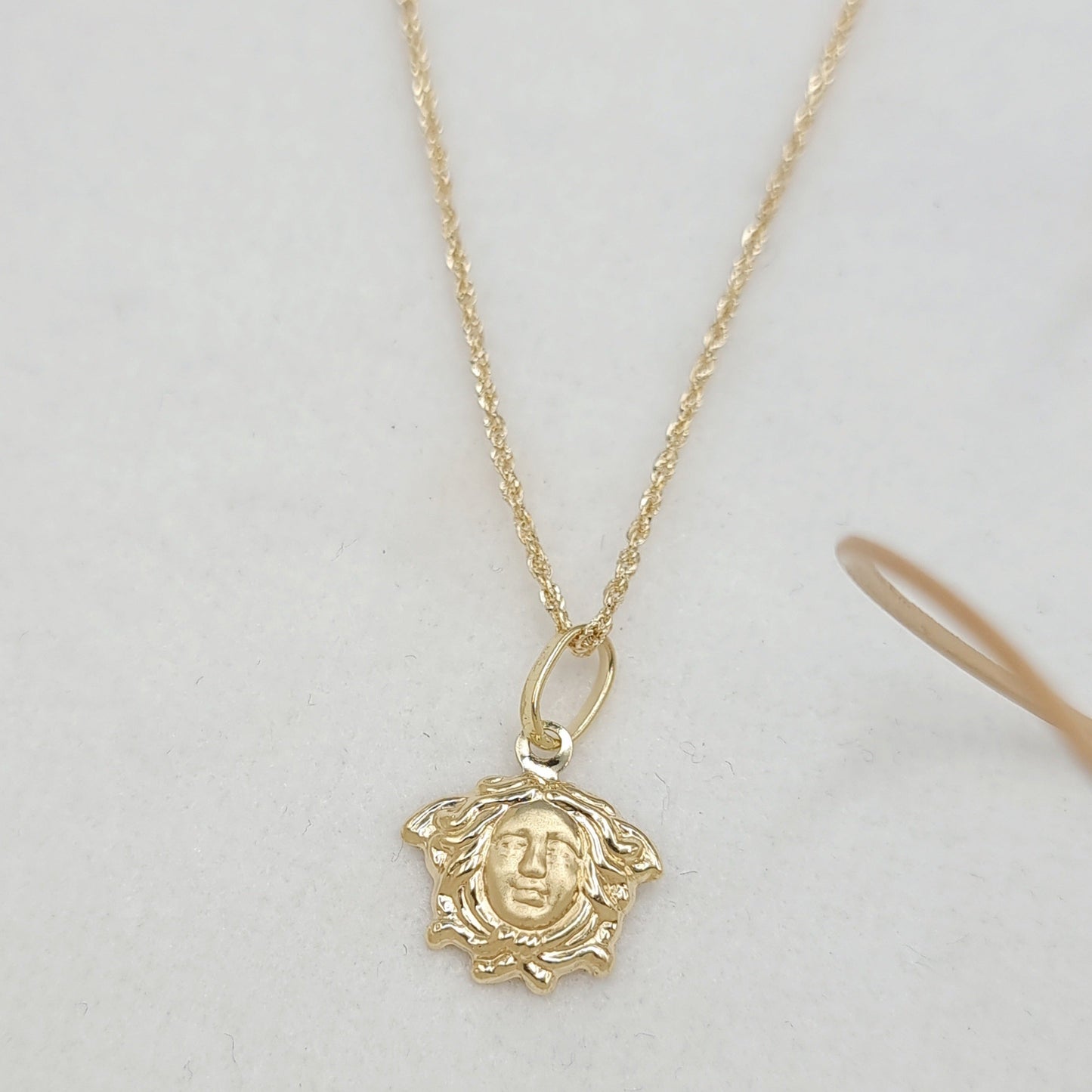 18K Pure Gold V.R.C Necklace