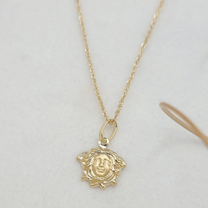 18K Pure Gold V.R.C Necklace