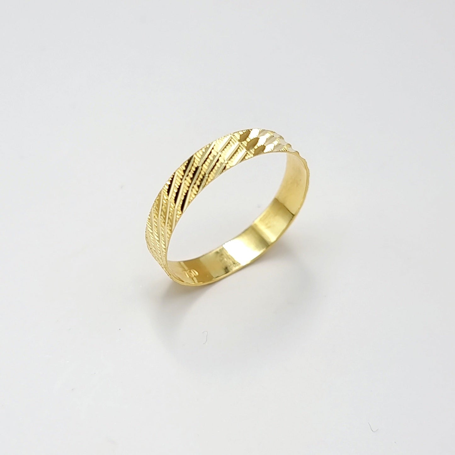18K Pure Gold Couple Ring