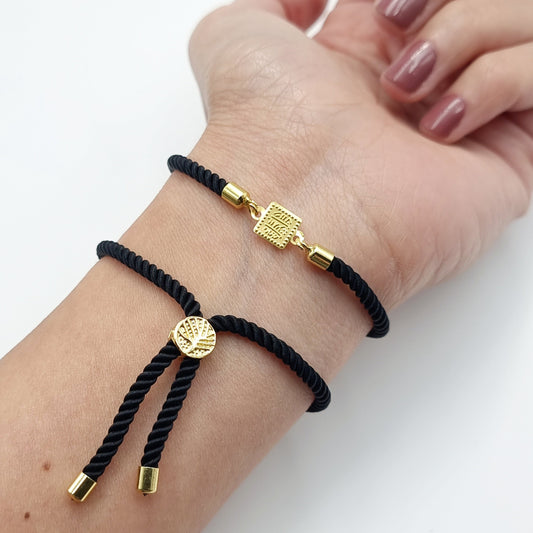 21K Pure Gold Adjustable Bracelet