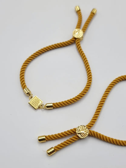 21K Pure Gold Adjustable Bracelet