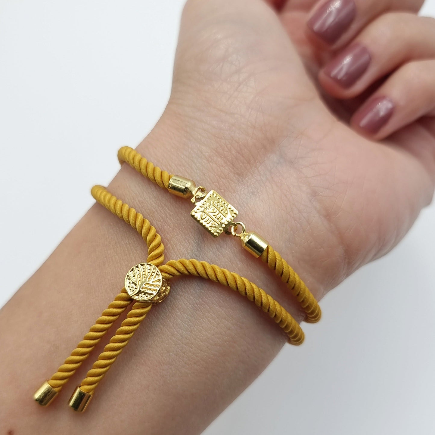 21K Pure Gold Adjustable Bracelet