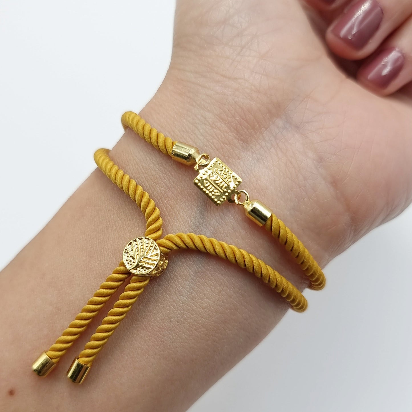 21K Pure Gold Adjustable Bracelet