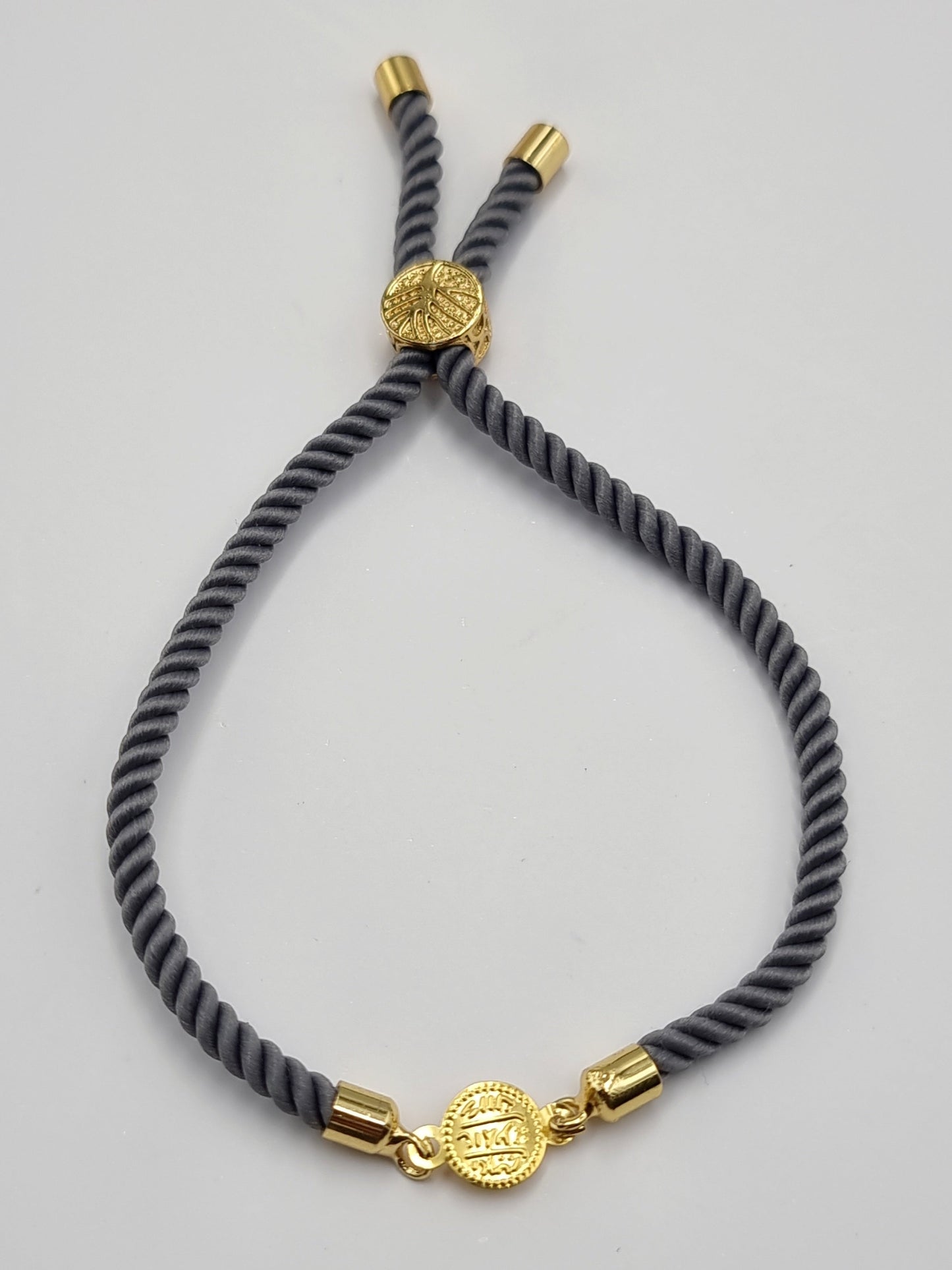 21K Pure Gold Adjustable Coin Bracelet