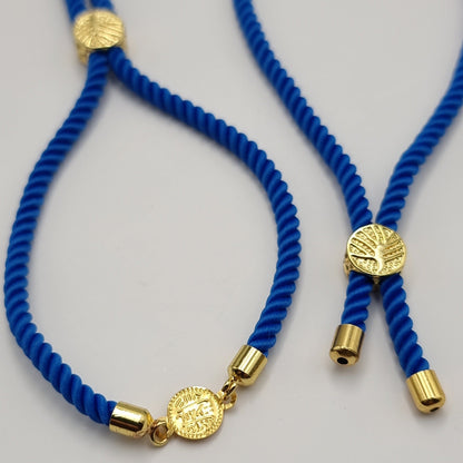 21K Pure Gold Adjustable Coin Bracelet