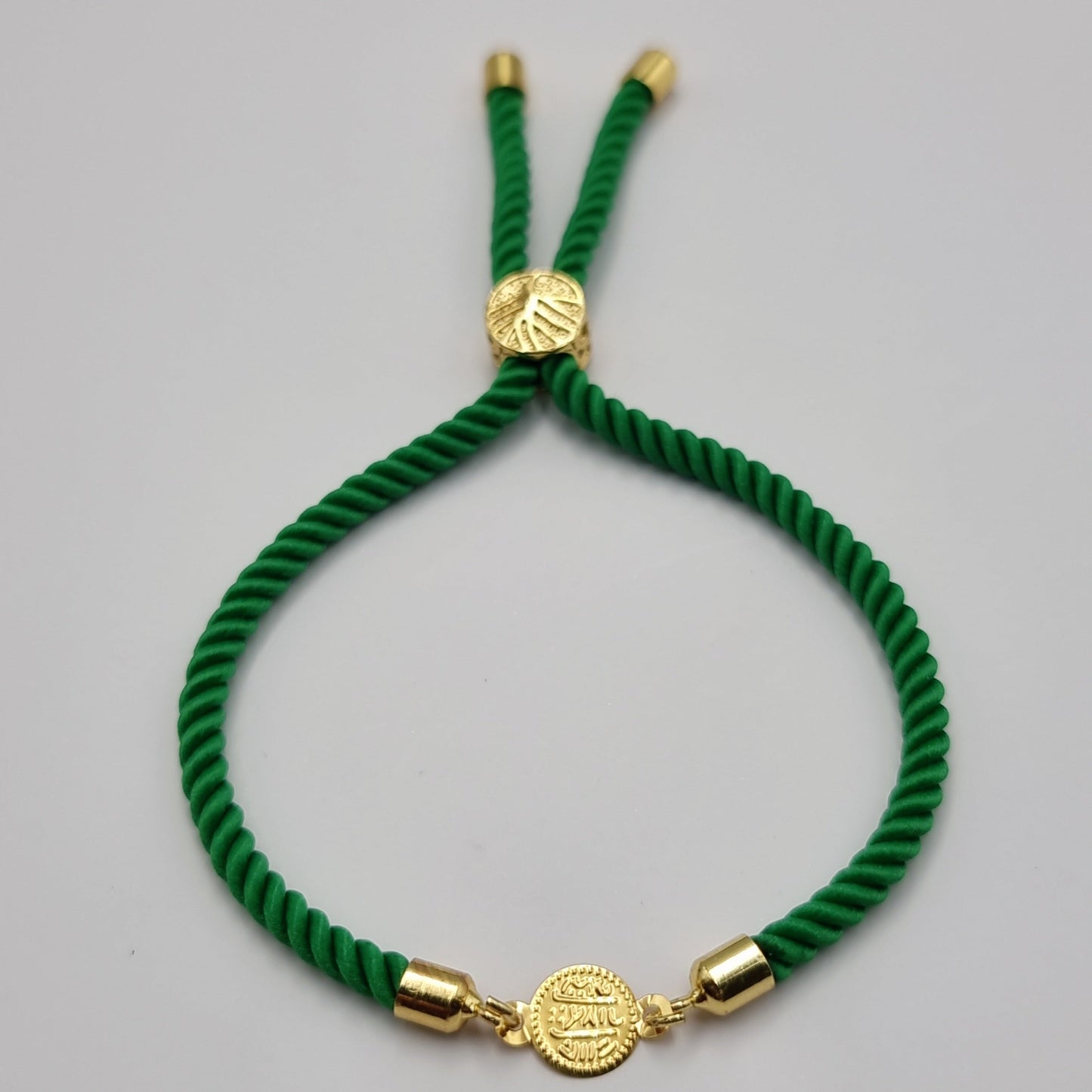 21K Pure Gold Adjustable Coin Bracelet