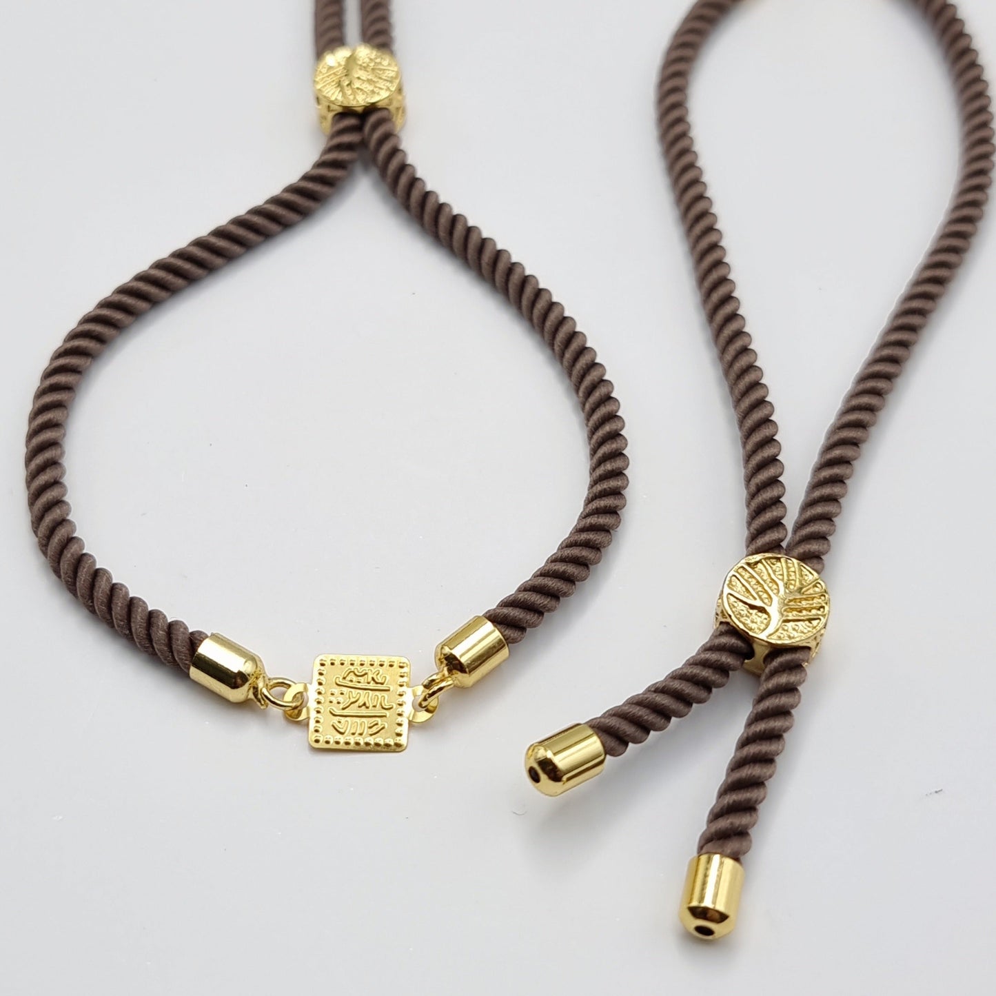 21K Pure Gold Adjustable Bracelet