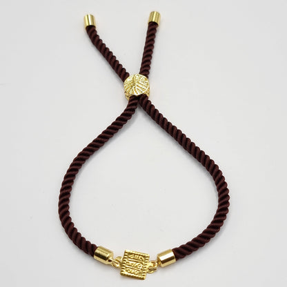 21K Pure Gold Adjustable Bracelet