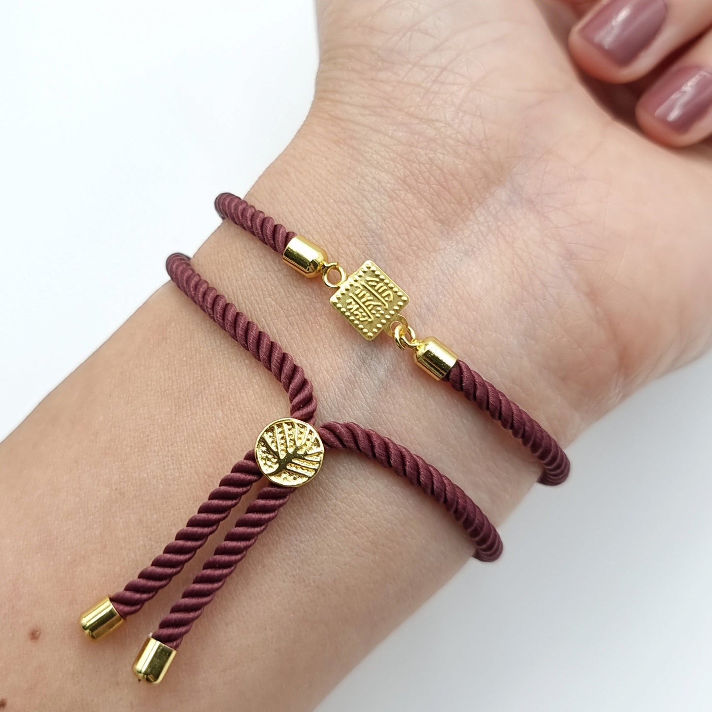 21K Pure Gold Adjustable Bracelet