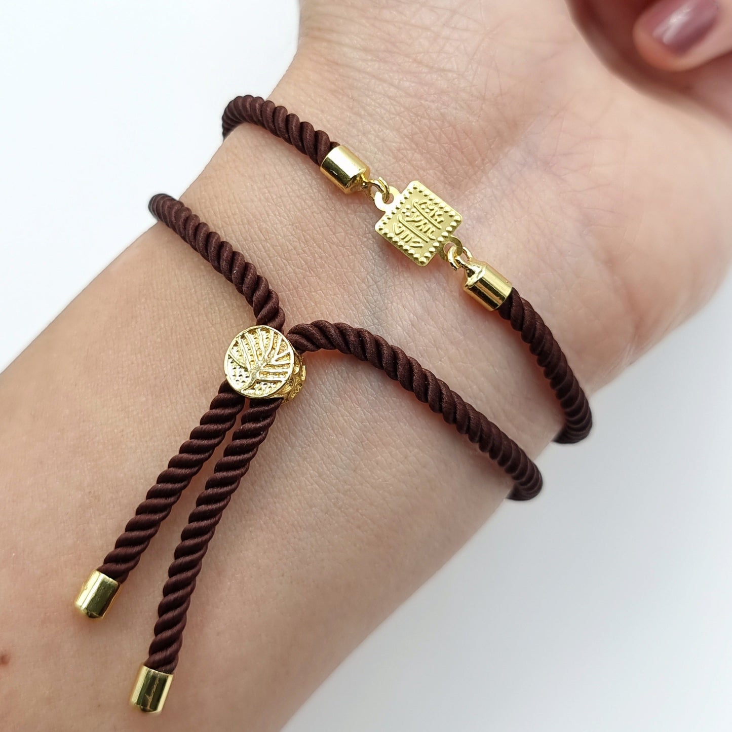 21K Pure Gold Adjustable Bracelet