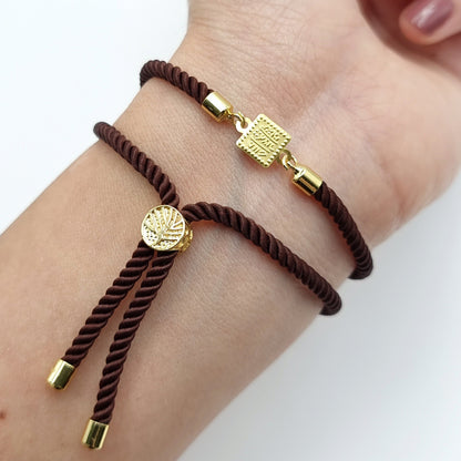 21K Pure Gold Adjustable Bracelet