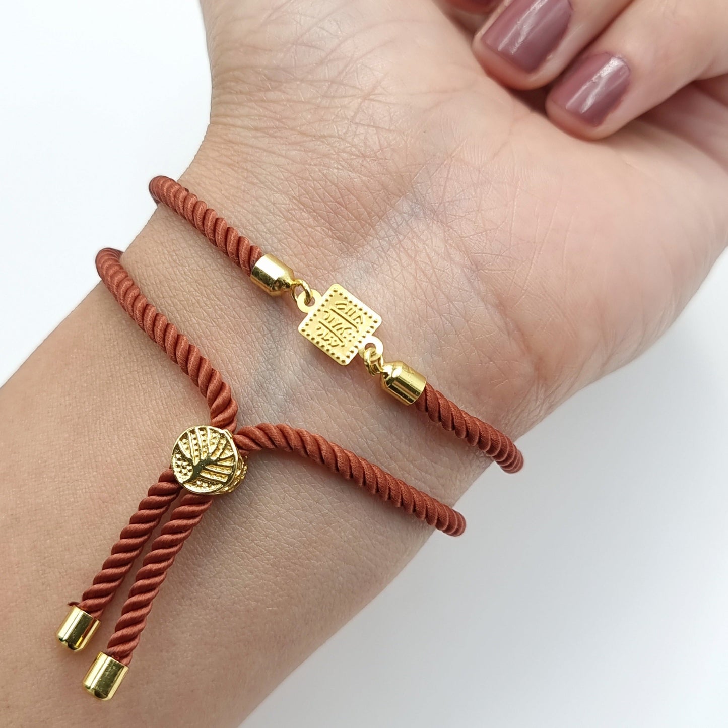 21K Pure Gold Adjustable Bracelet
