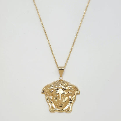 18K Pure Gold V.R.C Necklace