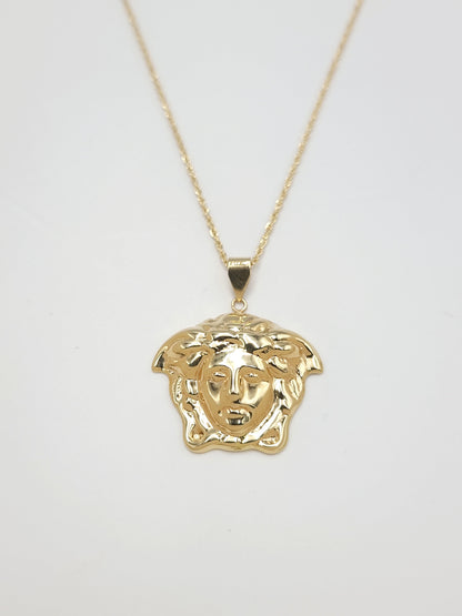 18K Pure Gold V.R.C Necklace