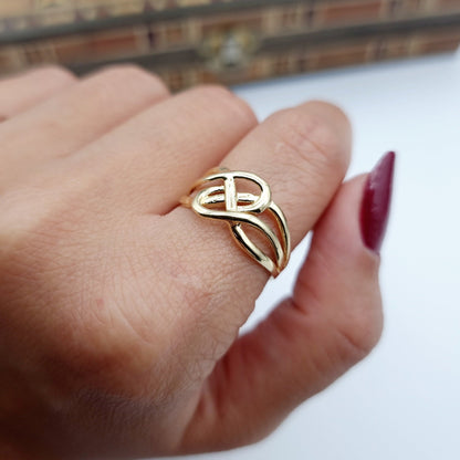 18K Pure Gold Fine Ring