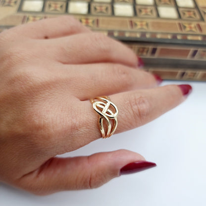 18K Pure Gold Fine Ring