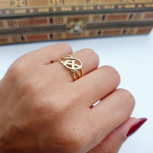 18K Pure Gold Fine Ring