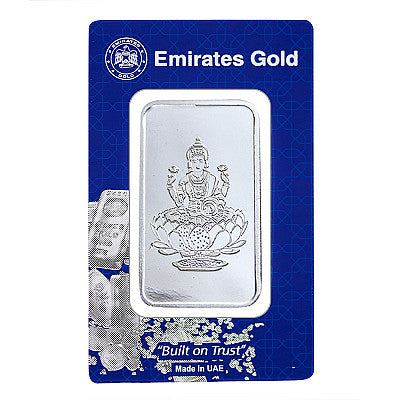 Emirates 1 Ounce Lakshmi Silver Bar