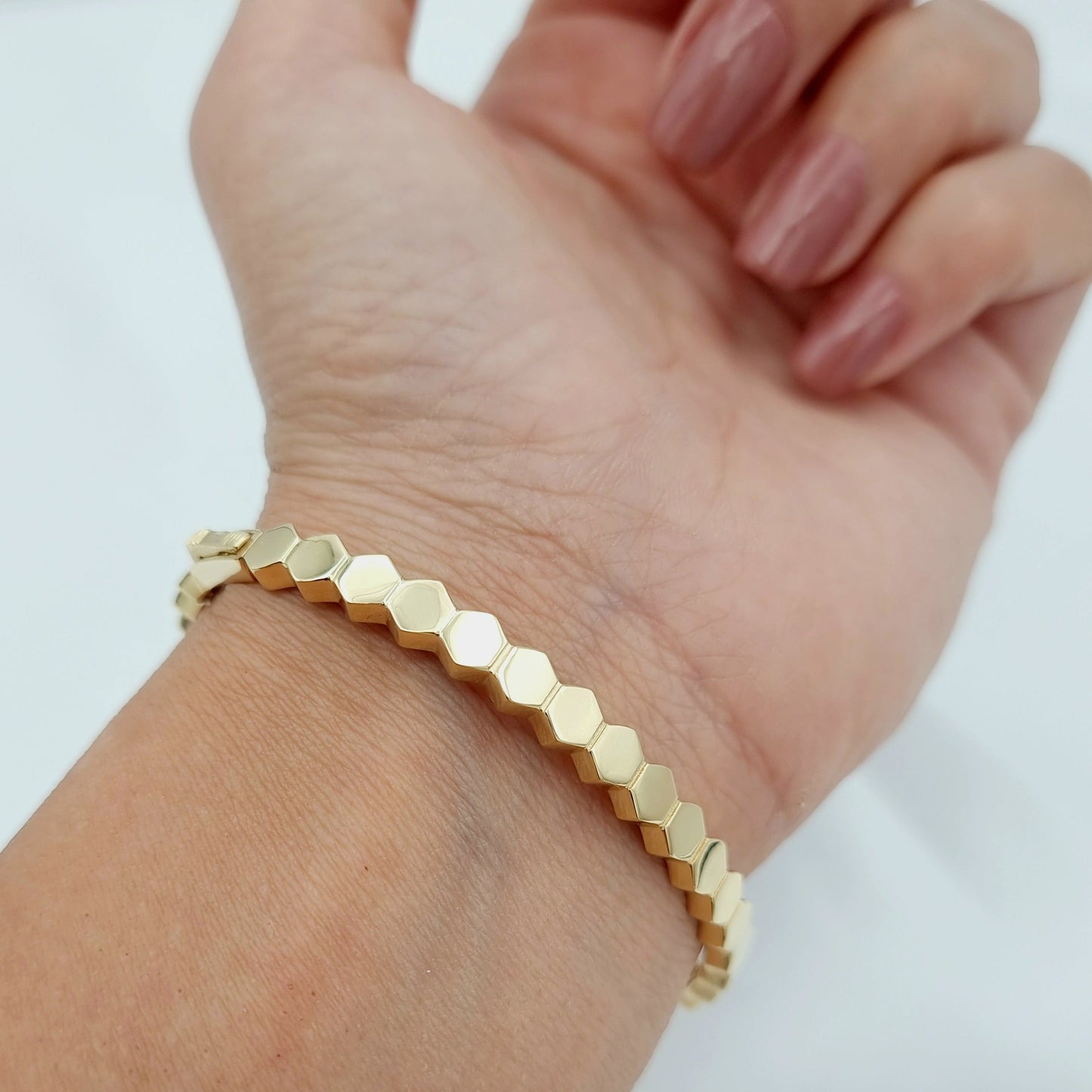 18K Pure Gold Elegant Bangle