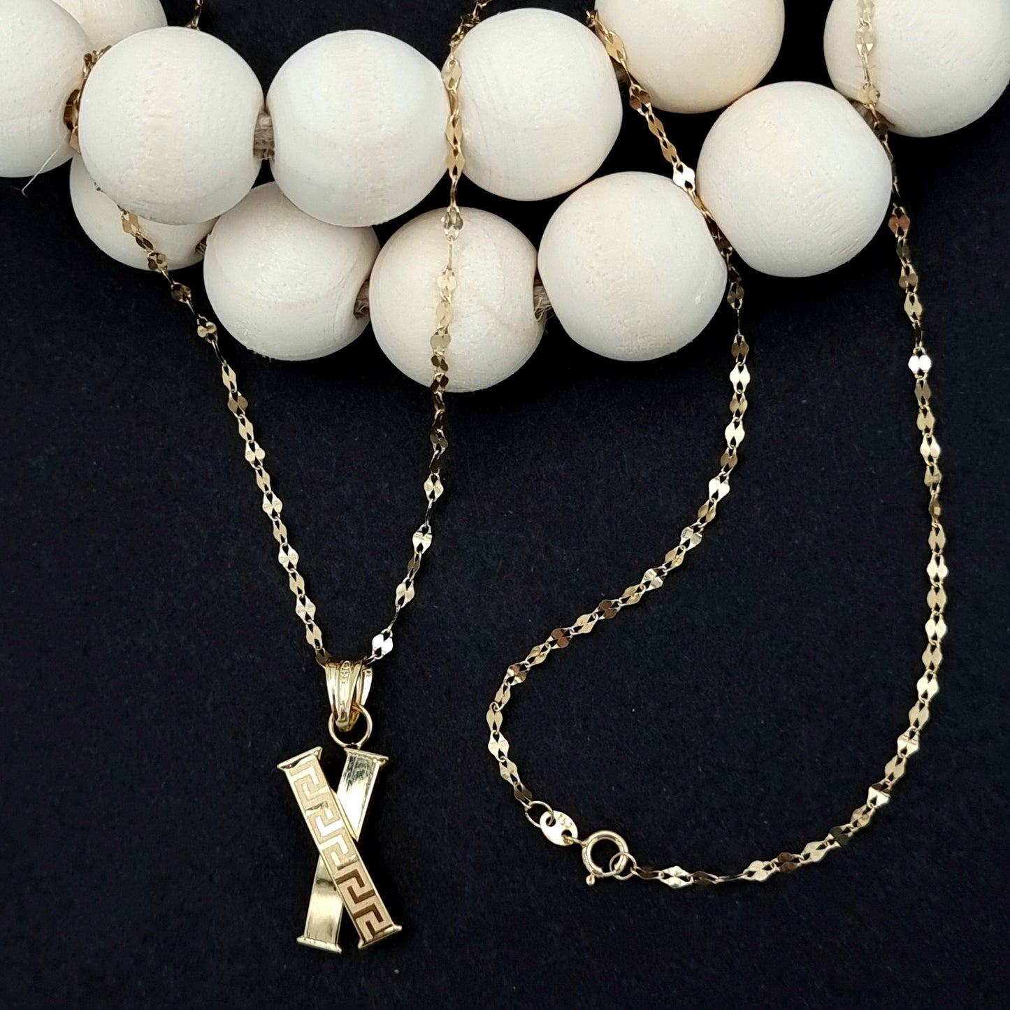 18K Pure Gold Elegant Necklace