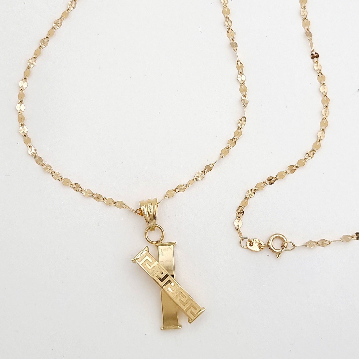 18K Pure Gold Elegant Necklace