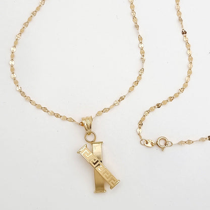 18K Pure Gold Elegant Necklace