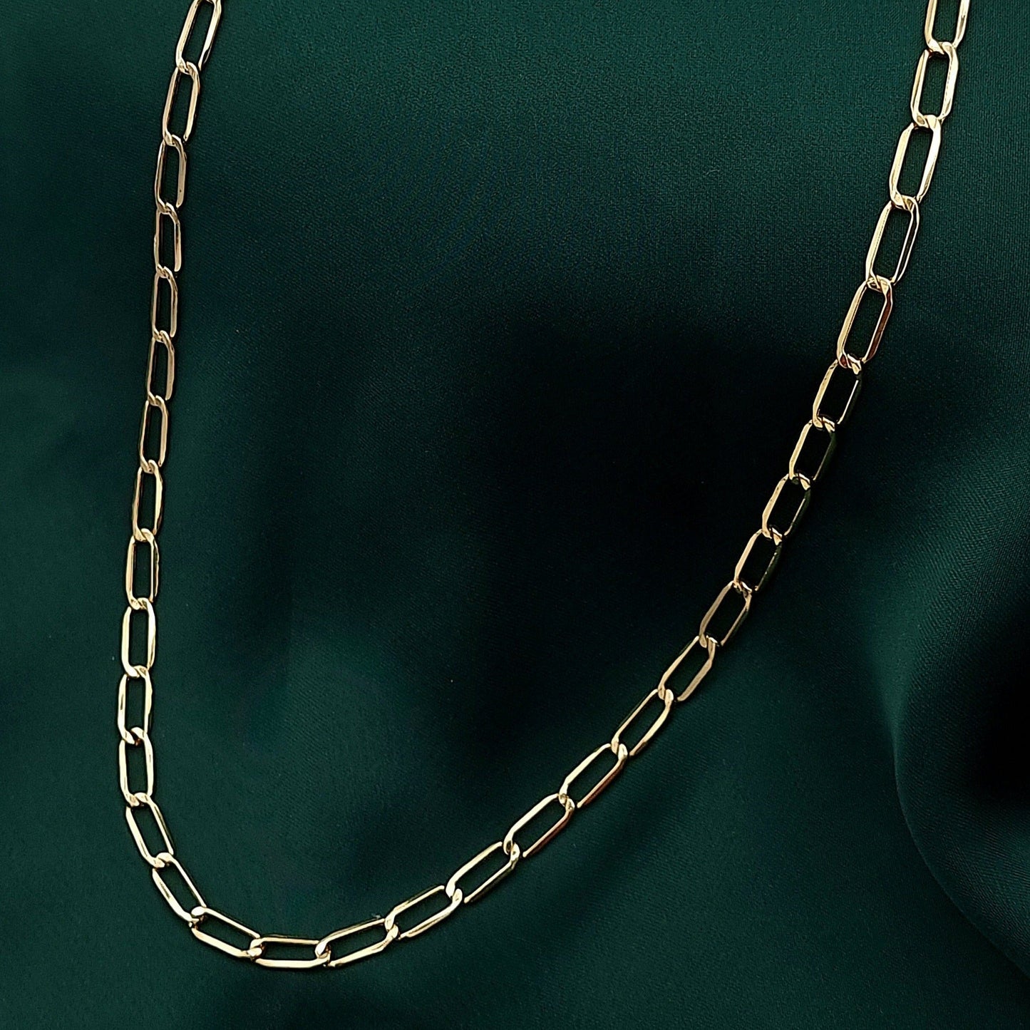 18K Pure Gold Links Chain