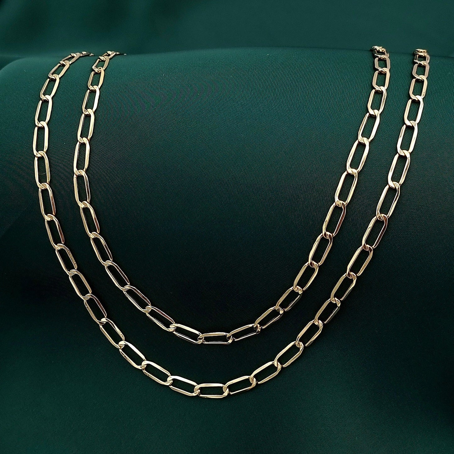 18K Pure Gold Links Chain