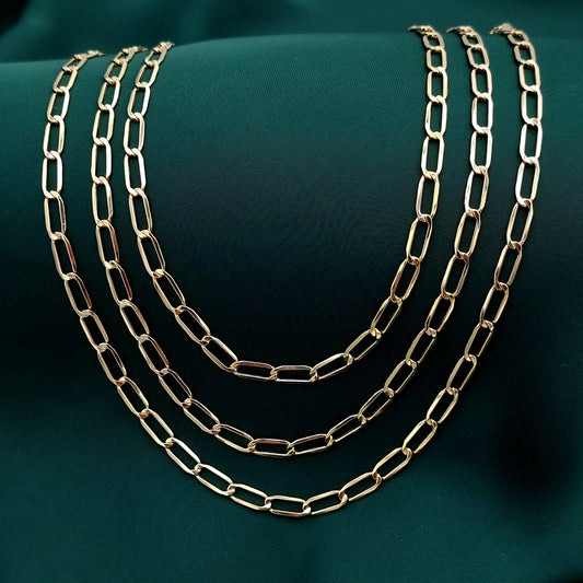 18K Pure Gold Links Chain