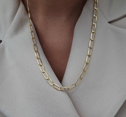 18K Pure Gold Links Chain