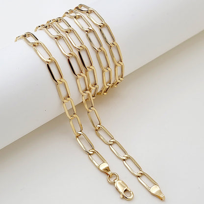 18K Pure Gold Links Chain