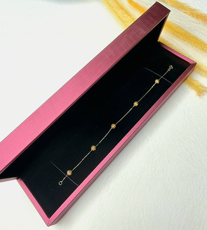 18K Pure Gold Bracelet