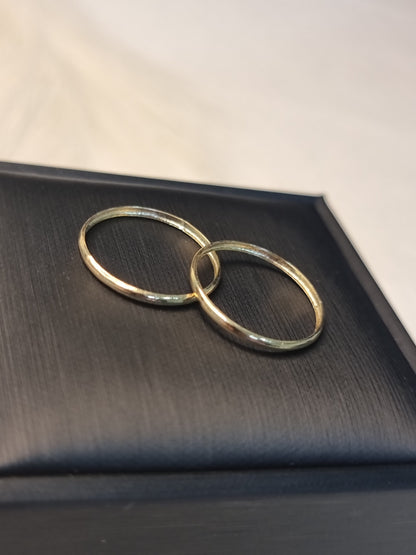 18K Pure Gold Plain Ring