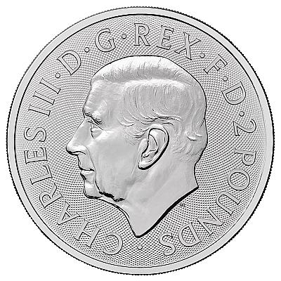 2025 1oz Britannia Silver Coin (King Charles III Portrait)