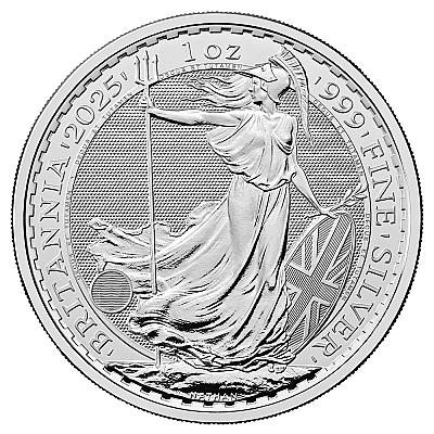 2025 1oz Britannia Silver Coin (King Charles III Portrait)