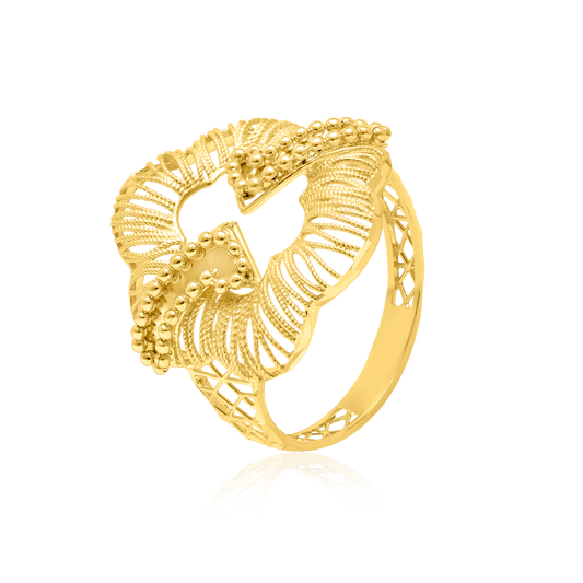 21K Pure Gold Ring