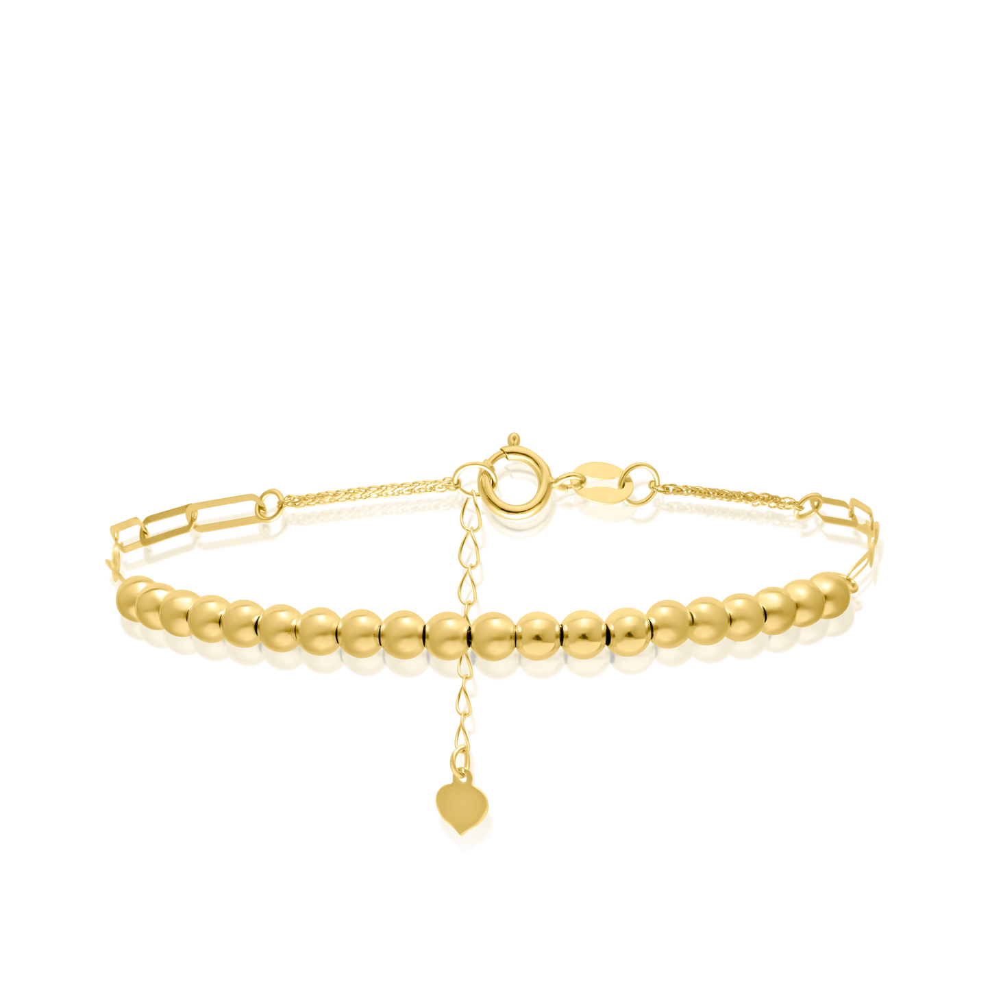 18K Pure Gold Seed Bracelet
