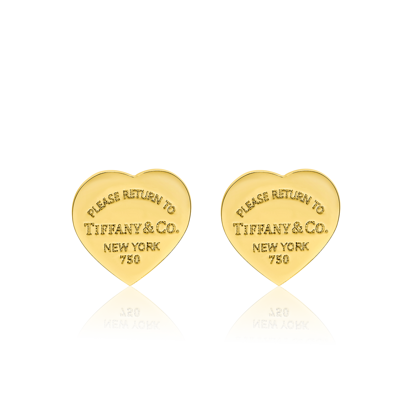 18K Pure Gold T.F Heart Jewelry Set